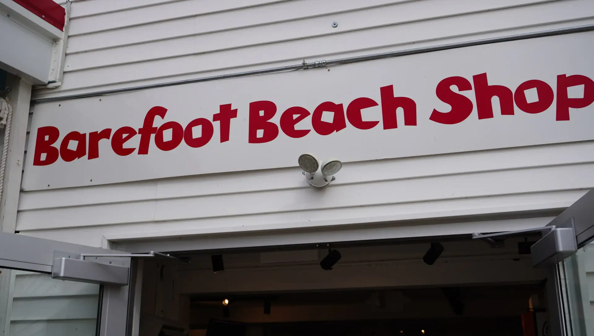 The Barefoot Beach Shop storefront at the resort
