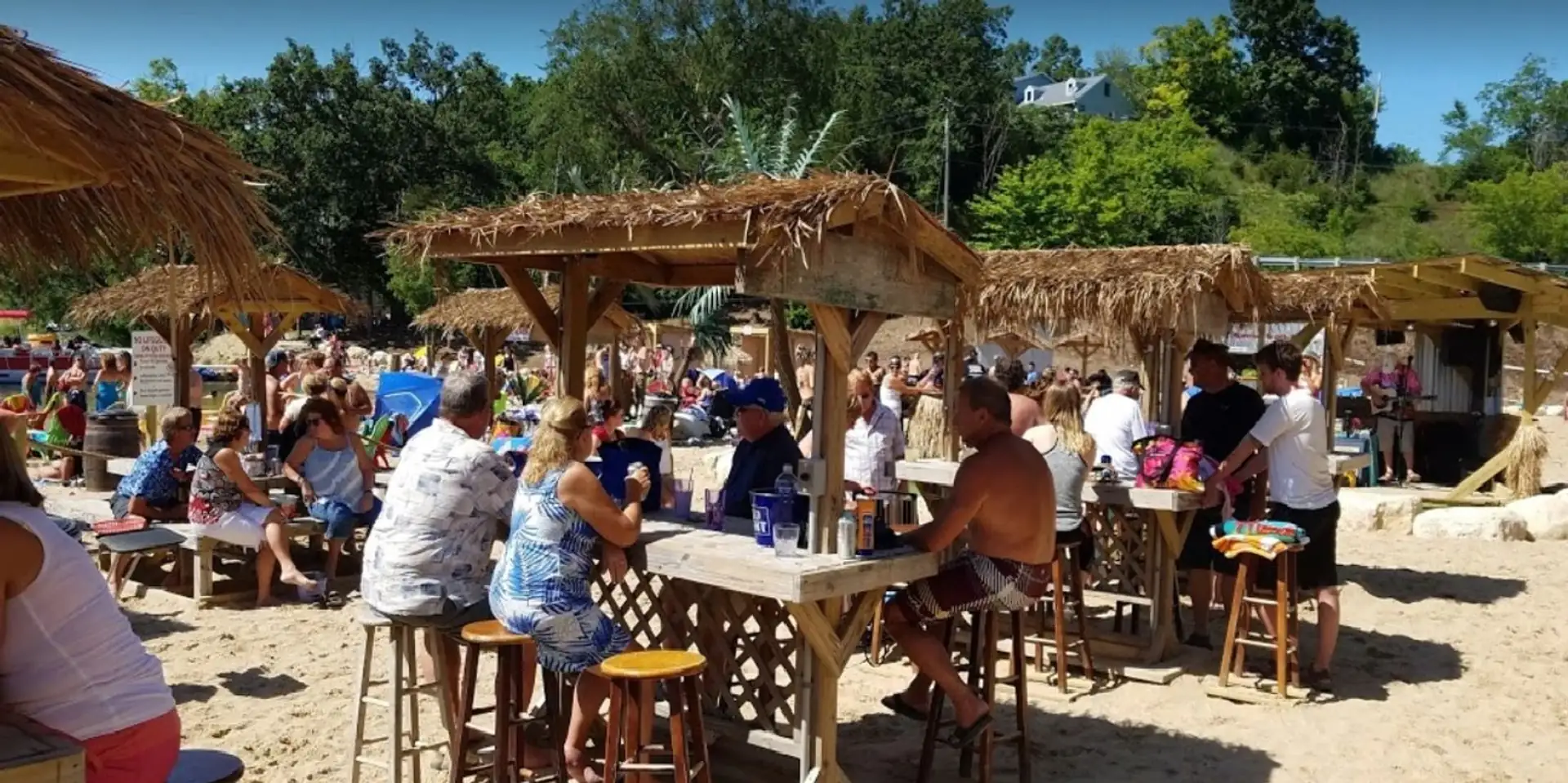 Private Tiki Party Huts